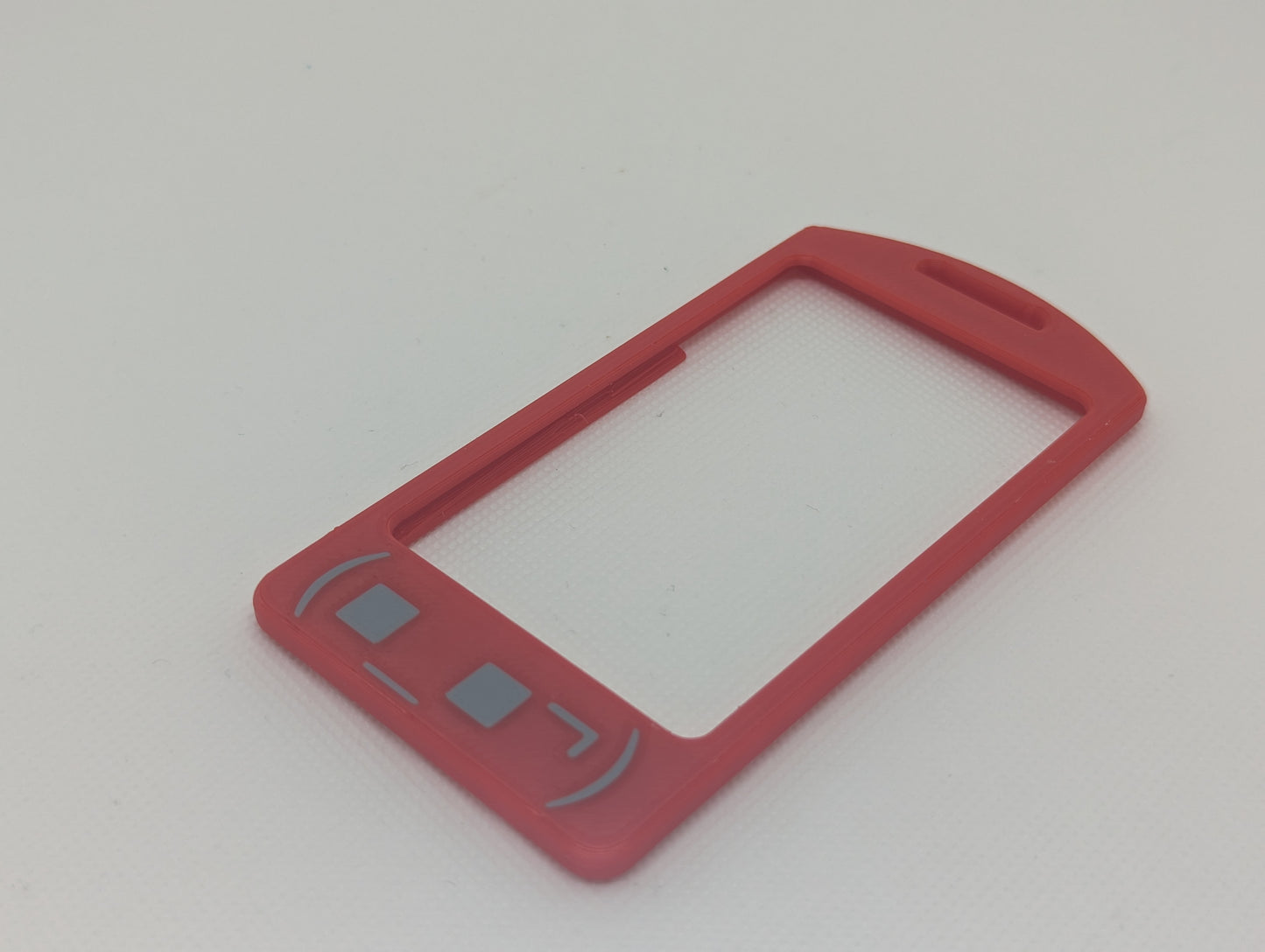 Grey sunglasses guy flat on red badge