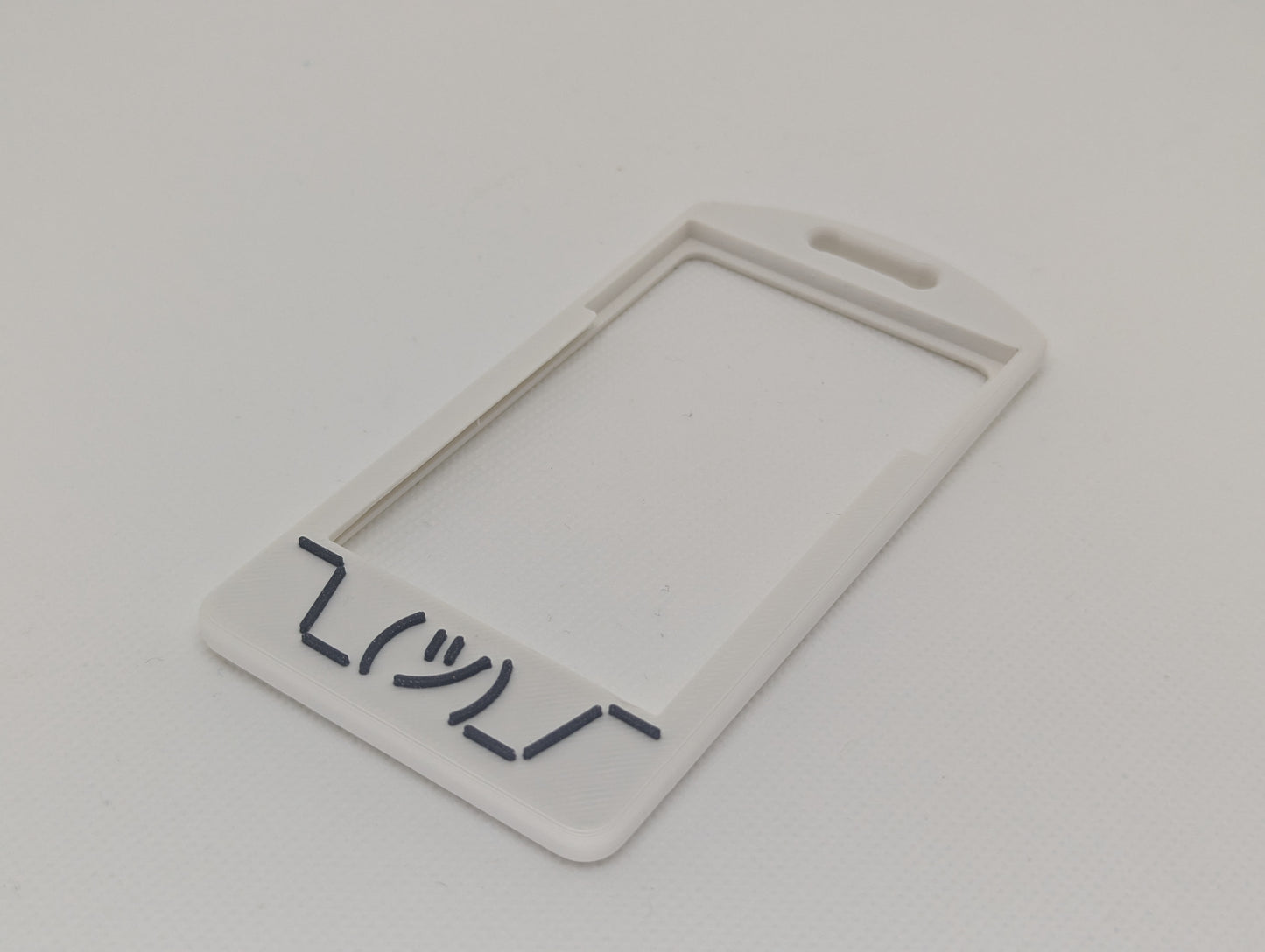 Black Shruggie raised on White