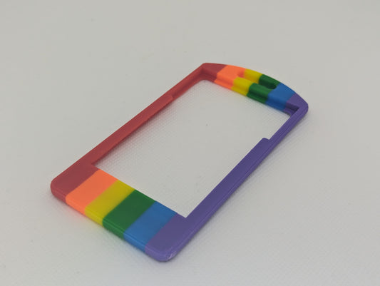 Pride flag vertical 6 colour badge
