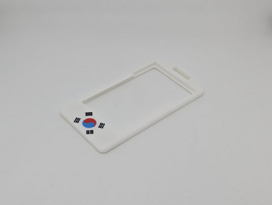 South Korean Flag on white background